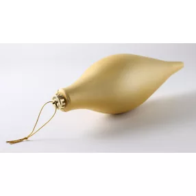 KARÁCSONYI DÍSZ, CSEPPALAK, MATT, ARANY