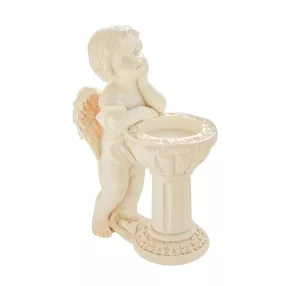 POLIREZIN ANGYAL OSZLOPPAL, FEHÉR