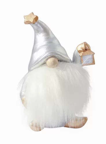 POLIREZIN ORRMANÓ LÁMPÁSSAL, EZÜST