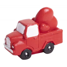 POLIREZIN DEKORÁCIÓ, AUTÓ, SZÍVVEL A PLATÓM