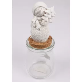 POLIREZIN ÜVEGDÚGÓ HÓEMBER FENYŐFÁVAL, FEHÉR