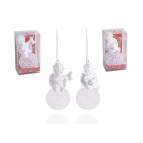 POLIREZIN ANGYALLÁNY PVC DOBOZBAN, FEHÉR