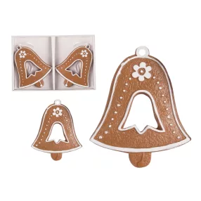   POLIREZIN AKASZTÓS MÉZESKALÁCS HARANG SZETT PAPÍRDOBOZBAN, 2 DARABOS