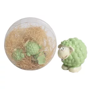 POLIREZIN BÁRÁNY SZETT KÖRDOBOZBAN, 4 DARABOS, ZÖLD