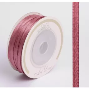 SZATÉN SZALAG, VINTAGE ROSE