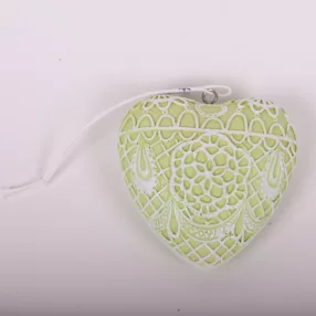 POLYREZIN  SZÍV AKASZTÓVAL   ZÖLD