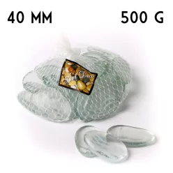 DEKOR ÜVEG  KAVICS, FEHÉR,CSÍKOS