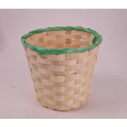 BAMBUSZ KASPÓ, KEREK, NATÚR/ZÖLD
