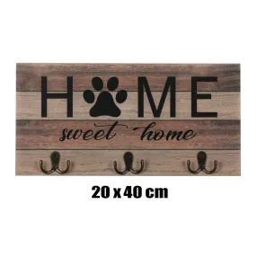   FA FOGAS, 6 DARABOS, NATÚR ÉS FEKETE, MANCS ÉS  HOME SWEET HOME