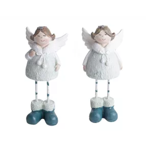 POLIREZIN ANGYALLÁNY, EZÜST SZÁRNNYAL, ZÖLD