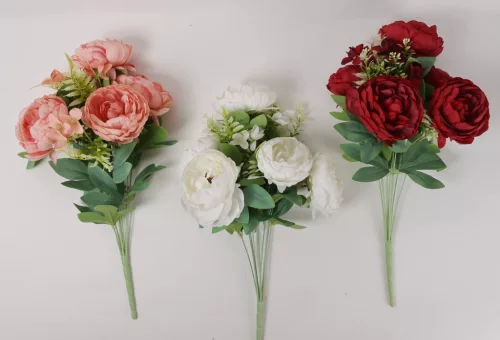 MŰVIRÁG, PÜNKÖSDI RÓZSA CSOKOR, 5 VIRÁGGAL