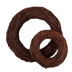 KOSZORÚ SZETTBEN, 2 DARABOS, ÁGVÉG, NATÚR