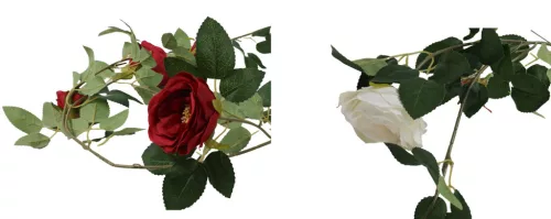 MŰVIRÁG, RÓZSA GIRLAND, 12 VIRÁG