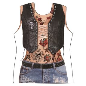 PÓLÓ 3D BIKER LADY