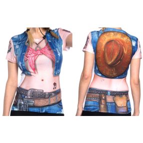 PÓLÓ 3D COWBOY GIRL-LADY