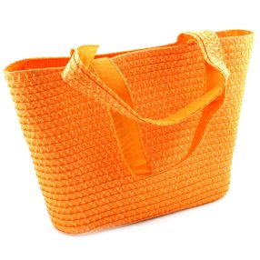 MŰANYAG TÁSKA, FONOTT MINTÁS, NARANCS