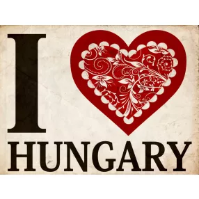 HŰTŐMÁGNES KERÁMIA I LOVE HUNGARY