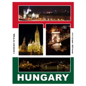 FÉM HÜTŐMÁGNES, ÉJSZAKAI BUDAPEST