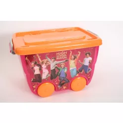 DISNEY MŰANYAG HIGH SCHOOL MUSICAL KEREKES TÁROLÓDOBOZ