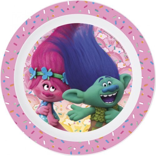 LICENC MŰANYAG  TROLL MIKRÓZHATÓ DINNER PLATE