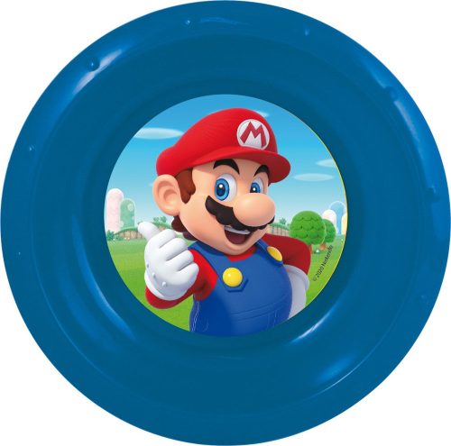 674486 LICENC MŰANYAG MÉLYTÁNYÉR SUPER MARIO