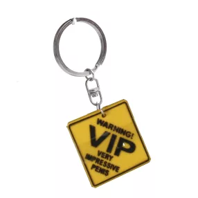 KULCSTARTÓ WARNING! VIP VERY IMPRESSIVE PENIS FELIRAT
