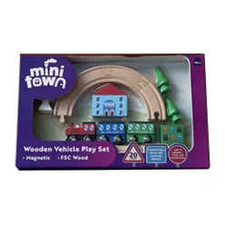 FA VONATSZETT, MINI VÁROS, MÁGNESES