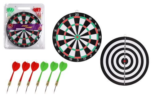 DARTS TÁBLA 2 DART TŰVEL ZACSKÓBAN