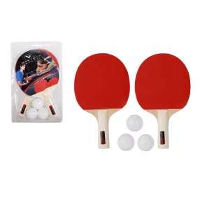 PING-PONG SZETT, 2 SOFT ÜTŐ ÉS 3 LABDA