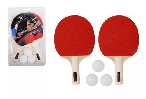 PING-PONG SZETT, 2 SOFT ÜTŐ ÉS 3 LABDA