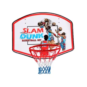 KOSÁRLABDA PALÁNK FÉM GYŰRŰVEL, HÁLÓVAL SLAM DUNK