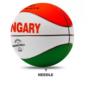 KOSÁRLABDA HUNGARY FELIRAT, PIROS/FEHÉR/ZÖLD