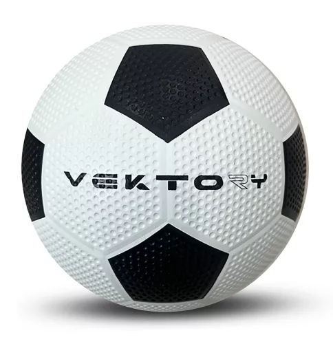 FOCILABDA, (5), GUMI, FEKETE/FEHÉR, 360-380GRAMM