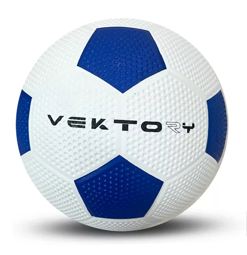 FOCILABDA, (5), GUMI, KÉK/FEHÉR, 360-380GRAMM