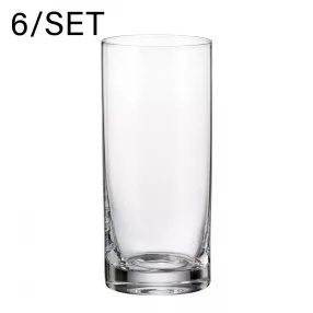 KRISTÁLY LONG DRINK POHÁR SZETT, 6 DARABOS, COLUMBIA