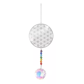 MANDALA, VÍZTISZTA KRISTÁLY DÍSZITÉSSEL