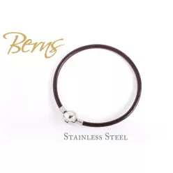 KARKÖTŐ B.CHARM. FEKETE BŐR 19CM
