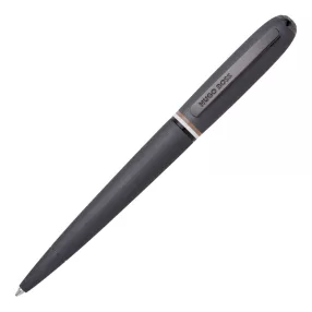   HUGO BOSS golyóstoll, Contour Iconic kollekció - sötétszürke, fekete