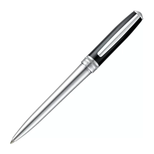 HUGO BOSS golyóstoll, Essential Classic kollekció - fekete & króm
