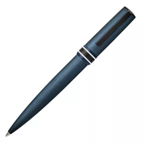   HUGO BOSS golyóstoll, Arche Brushed Ring kollekció - sötétkék