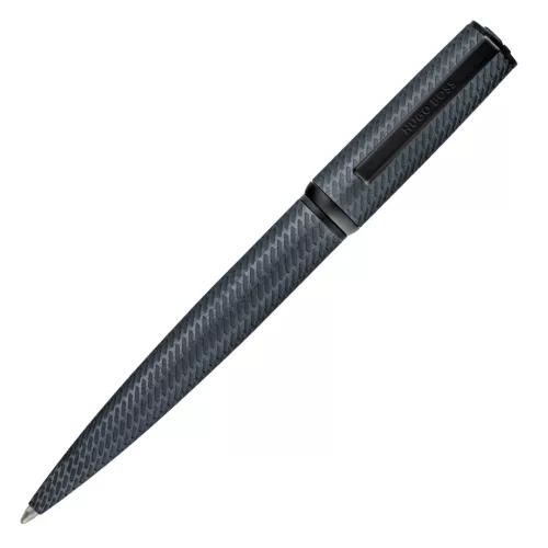 HUGO BOSS golyóstoll, Arche Pattern kollekció - szürke