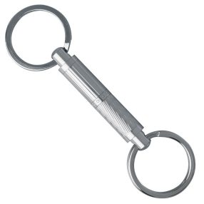 Hugo Boss kulcstartó, Trilogy kollekció - króm