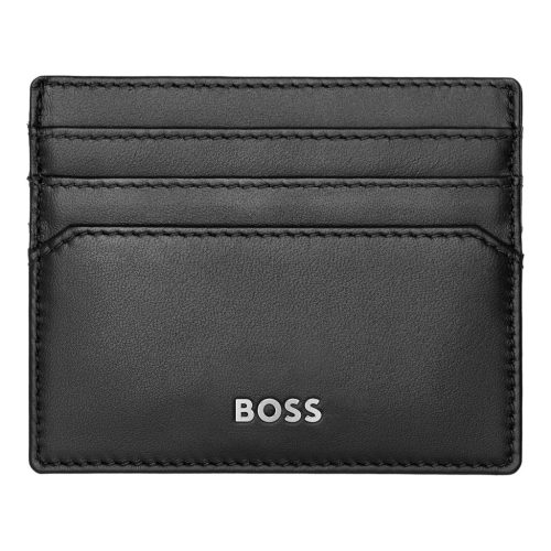 Hugo Boss kártyatartó, Classic Smooth kollekció - fekete