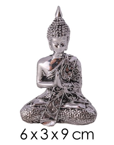 K046541 P.BUDDHA IMÁTKOZIK EZÜST6*9