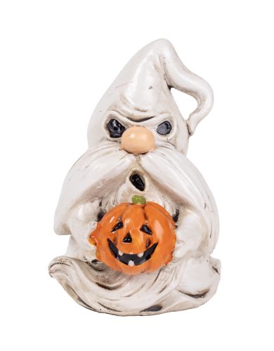 POLIREZIN ORRSZAKÁLL SZELLEM, HALLOWEEN TÖKKEL, FEHÉR
