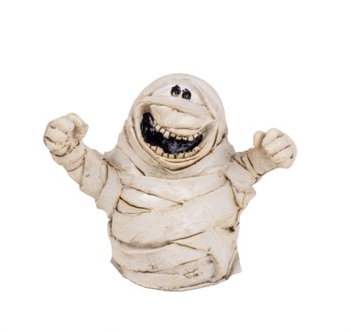 POLIREZIN HALLOWEEN FIGURA, MÚMIA, FEHÉR