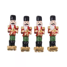   POLIREZIN DIÓTÖRŐ, SZETTBEN, 4 DARABOS, DOBOS, PIROS ÉS FEKETE