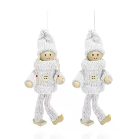 DEKOR AKASZTÓS FIÚ VAGY LÁNY, KÖTÖTT ZÖLD RUHÁBAN