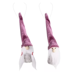   DEKOR AKASZTÓS BÁRSONY FIÚ VAGY LÁNY ORRSZAKÁLL, SZÜRKE-BORDÓ SÜVEGGEL