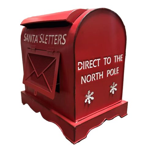 FÉM POSTALÁDA SANTA'S 33*38
